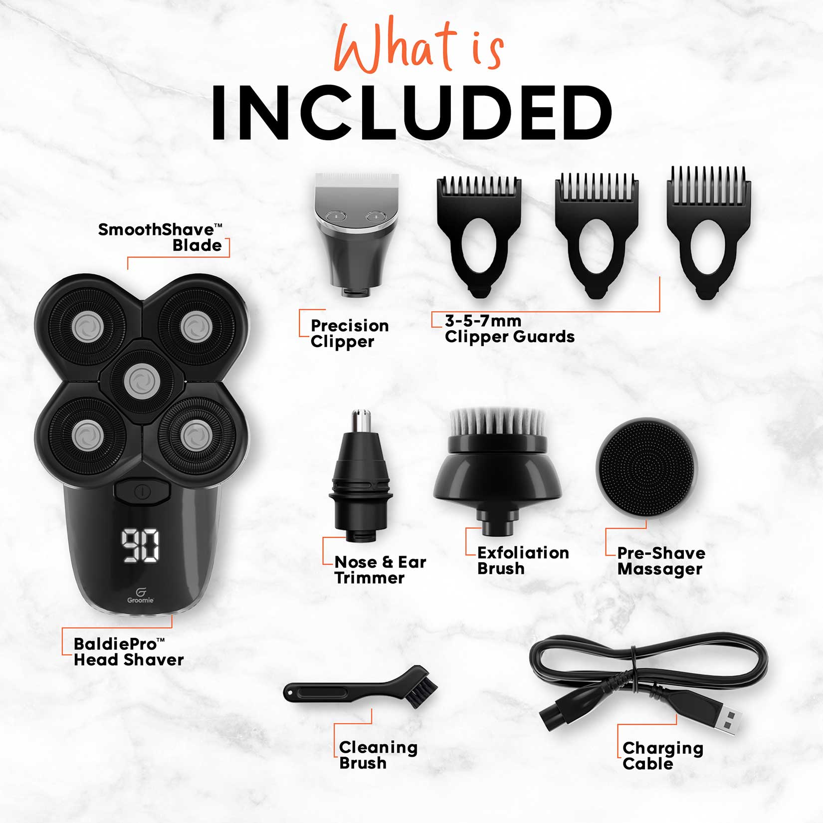 BaldiePro™ Head Shaver Kit