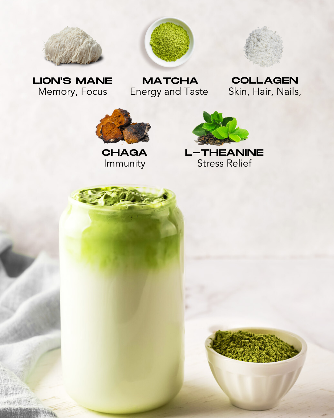 30-Serving Mushroom Matcha +