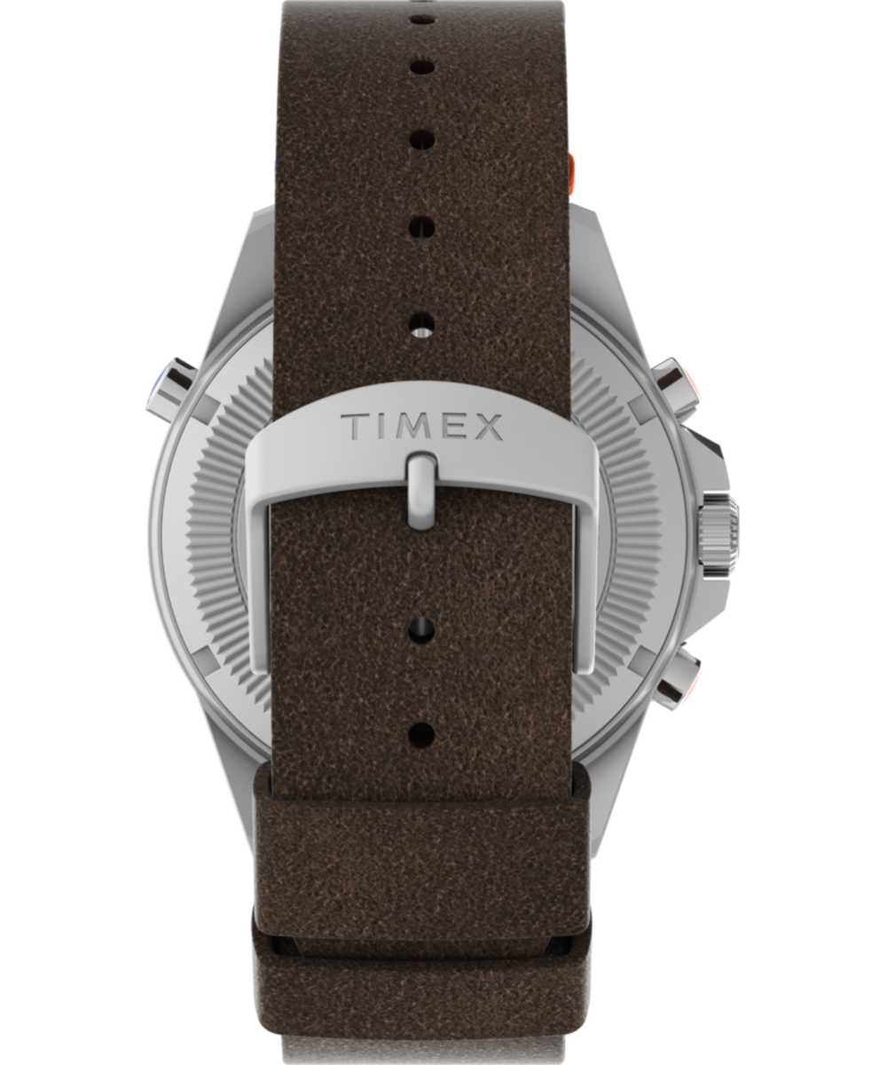 Expedition North® Tide-Temp-Compass 43mm Eco-Friendly Leather Strap Watch